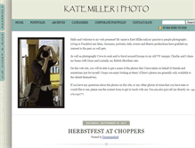 Tablet Screenshot of katemillerphoto.com